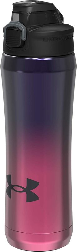 Under Armour 18oz Beyond Gradient Vacuum Insulated Water Bottle, Gradient Cerise/Purple