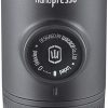 WACACO Nanopresso Portable Espresso Maker, Upgrade Version of Minipresso, 18 Bar Pressure, Extra Small Travel Coffee Maker, Manually Operated. Perfect for Kitchen and Office (Black)