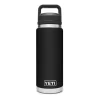 YETI Rambler 26 oz Bottle, Vacuum Insulated, Stainless Steel with Chug Cap, Black