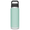 YETI Rambler 26 oz Bottle, Vacuum Insulated, Stainless Steel with Chug Cap, Seafoam