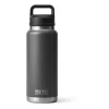 YETI Rambler 36 oz Bottle, Vacuum Insulated, Stainless Steel with Chug Cap, Charcoal