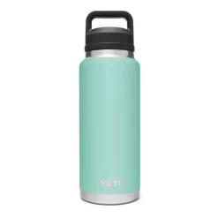 YETI Rambler 36 oz Bottle, Vacuum Insulated, Stainless Steel with Chug Cap, Seafoam