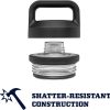 YETI Rambler 46 oz Bottle, Vacuum Insulated, Stainless Steel with Chug Cap, Navy