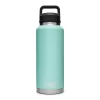 YETI Rambler 46 oz Bottle, Vacuum Insulated, Stainless Steel with Chug Cap, Seafoam