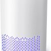 AROEVE Air Purifiers for Home, H13 HEPA Air Purifiers Air Cleaner For Smoke Pollen Dander Hair Smell Portable Air Purifier with Sleep Mode Speed Control For Bedroom Office Living Room, MK01- White