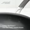 Anolon 87540 Smart Stack Hard Anodized Nonstick Frying Pan Set / Fry Pan Set / Hard Anodized Skillet Set - 8.5 Inch and 10 Inch, Black