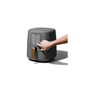 Beautiful 6 Quart Touchscreen Air Fryer, Oyster Grey by Drew Barrymore