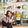 Beautiful 6 Quart Touchscreen Air Fryer, Sage Green by Drew Barrymore