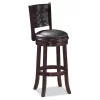 Boraam Sumatra 24 Swivel Counter Stool, Black