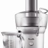 Breville Juice Fountain Compact Juicer, Silver, BJE200XL