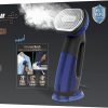 Conair 2-in-1 Steamer and Iron for Clothes, Turbo ExtremeSteam Handheld Fabric Steamer, Black/Blue