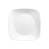 Corelle Classic Pure White, Square, 12-Piece, Dinnerware Set