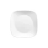 Corelle Classic Pure White, Square, 12-Piece, Dinnerware Set