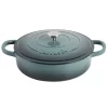 Crock Pot 112001.02 Artisan Enameled Cast Iron Braiser W Lid, 5 Quart, Slate Gray