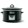 Crock-Pot 4 Quart Capacity Intelligent Count Down Timer Slow Cooker Small Kitchen Appliance, Black