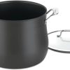Cuisinart 6466-26 Hard Anodized 12-Quart Contour-Stainless-Steel-Cookware, Stockpot w/Cover