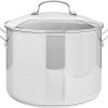 Cuisinart 76610-26G Chef's Classic 10-Quart Stockpot with Glass Cover,Brushed Stainless