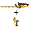 DEWALT 20V MAX Cordless Battery Powered Hedge Trimmer & Cordless Pruner (Tools Only)