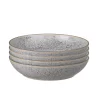 Denby STG-052G-4 Studio Grey Stoneware 13.52 fl. oz. Pasta Bowl (Set of 4)