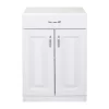 Estate ESBDD24SW 23.75-in W x 34.5-in H Wood Composite White Wall-mount Utility Storage Cabinet