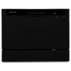 Farberware FCD06ABBBKA Professional Countertop Portable Dishwasher in Black with 6-Place Settings Capacity