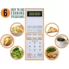 Farberware FMO11AHTPLB Classic 1.1 cu. ft. 1000-Watt Countertop Microwave Oven, White and Platinum