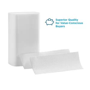 Georgia Pacific Professional Blue Select Multi-Fold 2 Ply Paper Towel, 9 1/5 x 9 2/5, White,125/PK, 16 PK/CT -GPC21000
