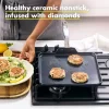GreenPan Chatham Black Prime Midnight Hard Anodized Healthy Ceramic Nonstick, 11