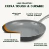 GreenPan Lima Hard Anodized Healthy Ceramic Nonstick 12 Piece Cookware Pots and Pans Set, PFAS-Free, Oven Safe, Gray