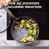 GreenPan Valencia Pro Hard Anodized Healthy Ceramic Nonstick 4.5QT Saute Pan Jumbo Cooker with Lid