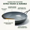 GreenPan Valencia Pro Hard Anodized Healthy Ceramic Nonstick 4.5QT Saute Pan Jumbo Cooker with Lid