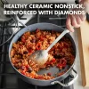 GreenPan Valencia Pro Hard Anodized Healthy Ceramic Nonstick 4.5QT Saute Pan Jumbo Cooker with Lid