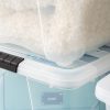 IRIS USA 54 Qt Clear Plastic Storage Box with Latches, 6 Pack