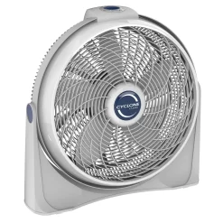 Lasko 20" Cyclone Power 3-Speed Air Circulator Pivoting Floor or Wall Mount , 3520, White