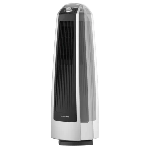 Lasko Oscillating High Velocity Tower Fan with 3 Speeds, U35105, Gray/Black