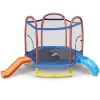 Little Tikes 624919M 7ft Climb 'N Slide Trampoline