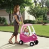 Little Tikes 630750M Princess Cozy Coupe Ride-On Toy - Toddler Car Push and Buggy Includes Working Doors, Magenta