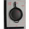 Lodge LCC3 Cast Iron Combo Cooker, Pre-Seasoned, 3.2-Quart