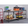 Muscle Rack Black 48W x 24D x 72H 5-Shelf Steel Shelving