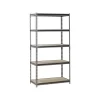 Muscle Rack Silver Vein 36W x 18D x 72 H 5-Shelf Steel Shelving..