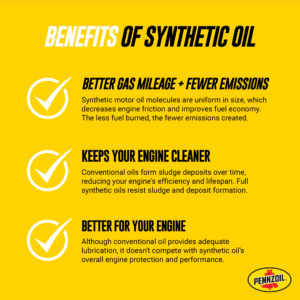 Pennzoil Platinum Full Synthetic High Mileage 5W-20 Motor Oil, 5 Quart