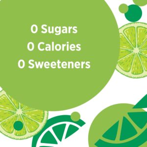 Poland Spring Sparkling Water, Zesty Lime, 16.9 oz. Bottles (24 Count)