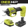 RYOBI P2550VNM ONE+ HP 18V Brushless Cordless Pruner with 2.0 Ah Battery and Charger