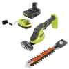 RYOBI P2980VNM ONE+ 18V Cordless Grass Shear and Shrubber Trimmer with 2.0 Ah Battery and Charger