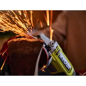 RYOBI PCL445K1 ONE+ 18V Cordless 4-1/2 in. Angle Grinder Kit with 4.0 Ah Battery and Charger