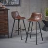 River Street Designs Baker Brown Bar Stools