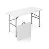 SKONYON 4 Foot Folding Table White