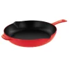 STAUB 1223006 STAUB Cast Iron Fry Pan, 12-inch, Cherry