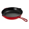 Staub 1222606 Cast Iron 10-inch Fry Pan - Cherry, Made in France