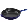 Staub 1222691 Cast Iron 10-inch Fry Pan - Dark Blue, Made in France